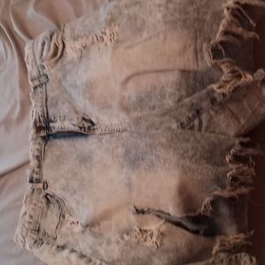 Blue jean shorts